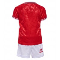 Maglia Calcio Danimarca Prima Divisa Bambino Europei 2024 Manica Corta (+ pantaloncini)